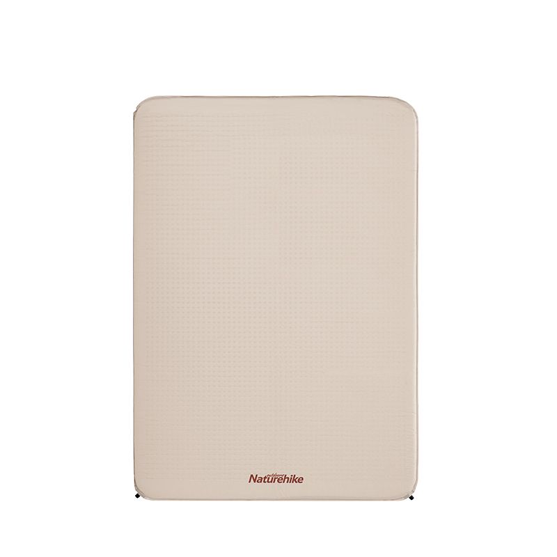 Матрац туристичний самонадувний двомісний Naturehike NH20DZ002, 196x130x6 см, бежевий